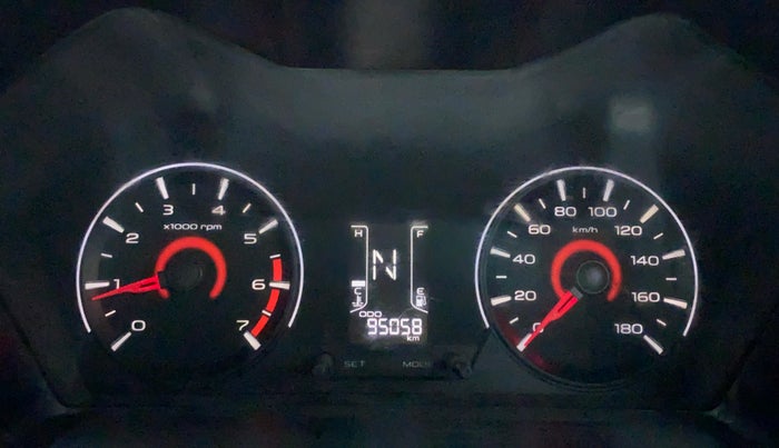 2017 Mahindra Kuv100 K8 6 STR DUAL TONE, Petrol, Manual, 95,346 km, Odometer Image