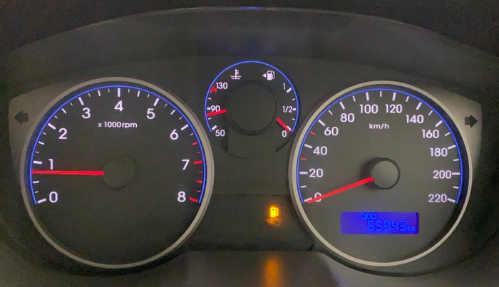 2012 Hyundai i20 MAGNA (O) 1.2, Petrol, Manual, 55,943 km, Odometer Image