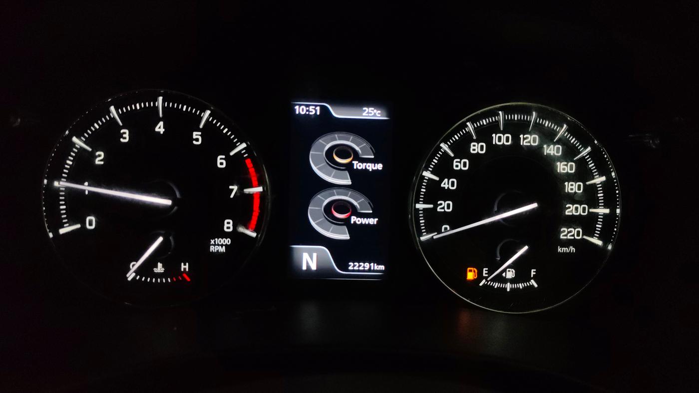 2024 Toyota Glanza V AMT, Petrol, Automatic, 22,291 km, Odometer Image