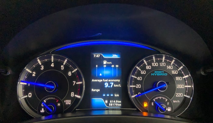 2021 Maruti Ciaz ZETA 1.5 SHVS MT PETROL, Petrol, Manual, 58,127 km, Odometer Image