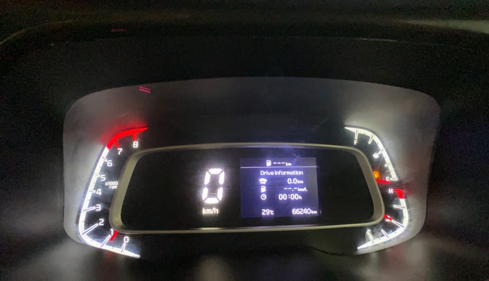 2021 KIA SONET HTE 1.2, Petrol, Manual, 66,234 km, Odometer Image