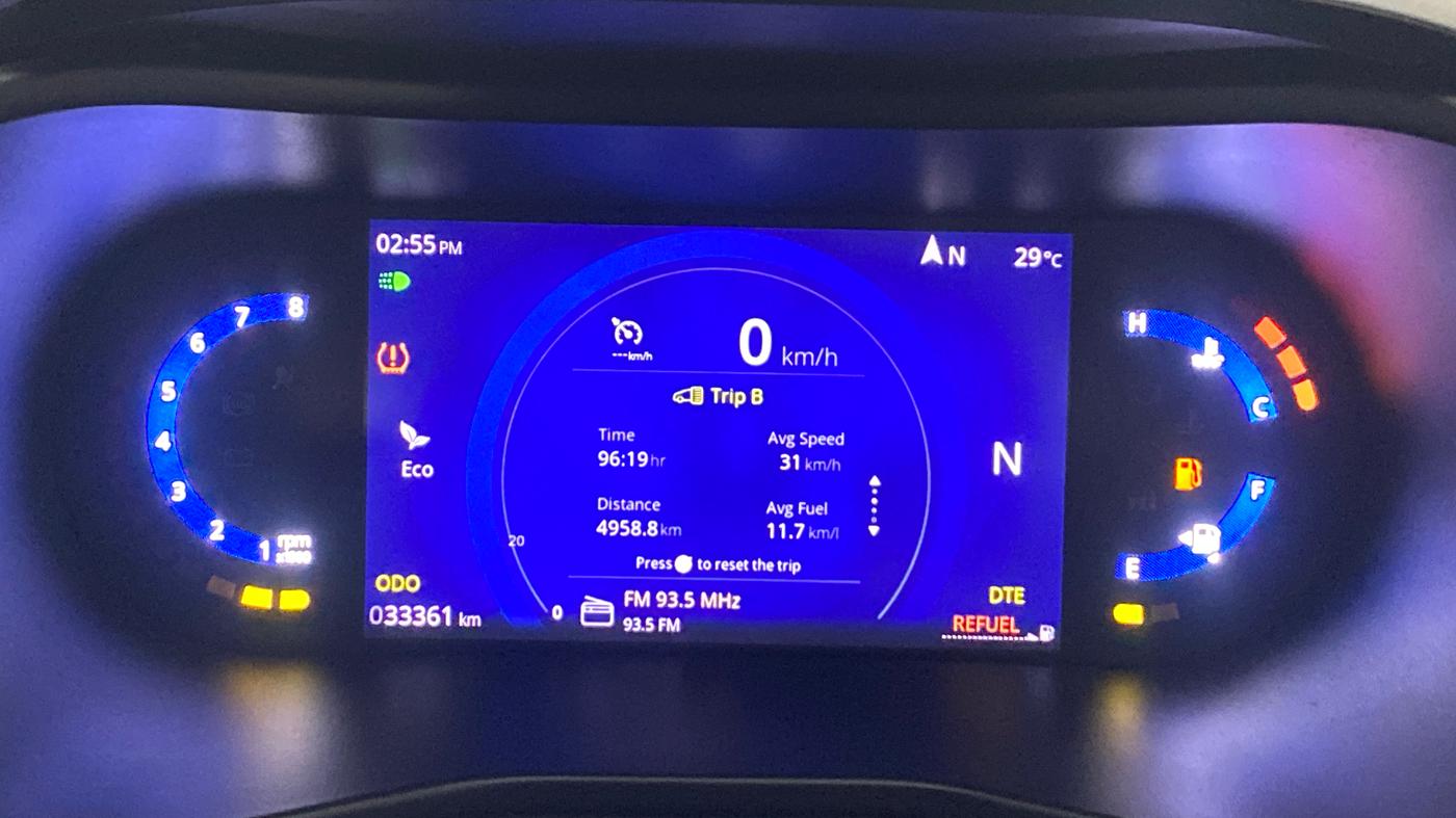 2024 Tata NEXON Creative Plus 1.2 Revotron 7DCA Dark Edition, Petrol, Automatic, 33,361 km, Odometer Image