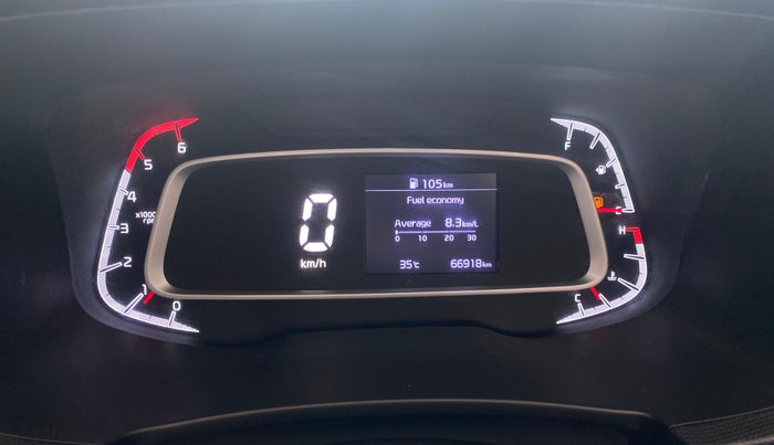 2020 KIA SONET HTX 1.5, Diesel, Manual, 66,884 km, Odometer Image