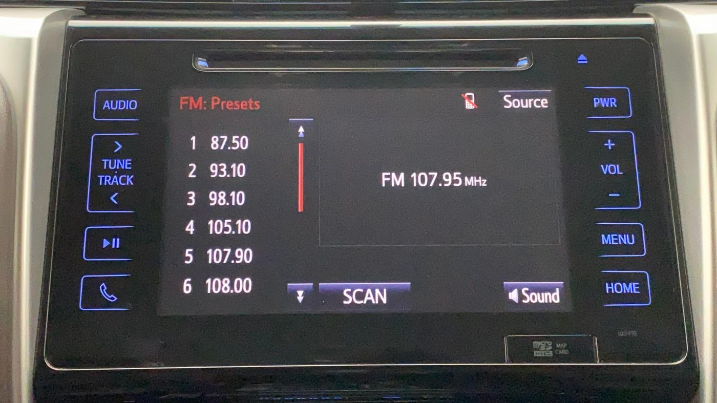 2019 Toyota Fortuner 2.7 4X2 AT, Petrol, Automatic, 46,567 km, Infotainment System