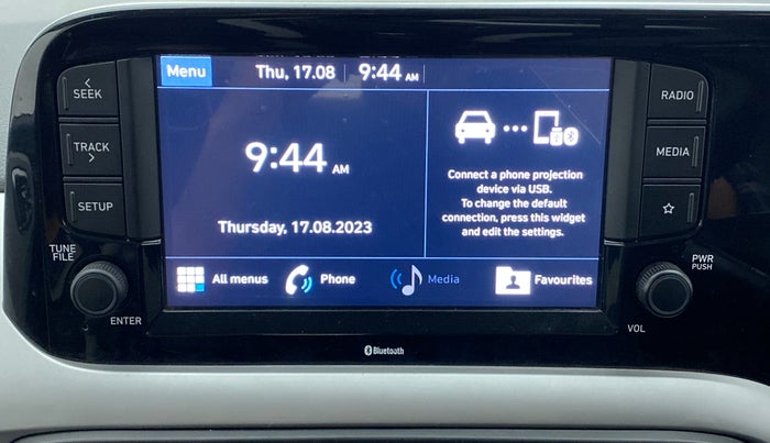 2021 Hyundai GRAND I10 NIOS SPORTZ 1.2 KAPPA VTVT, Petrol, Manual, 25,909 km, Infotainment System