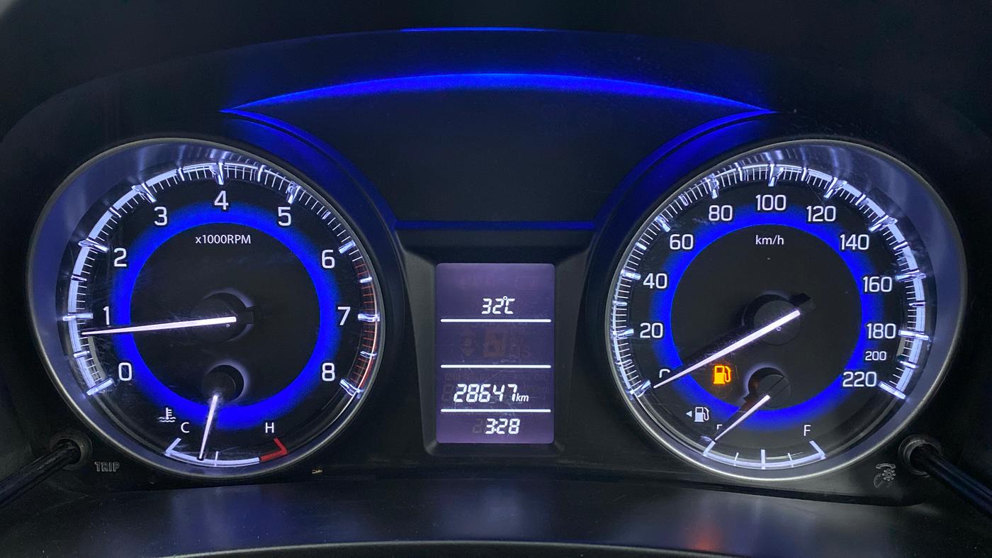 2017 Maruti Baleno DELTA PETROL 1.2, Petrol, Manual, 28,647 km, Odometer Image