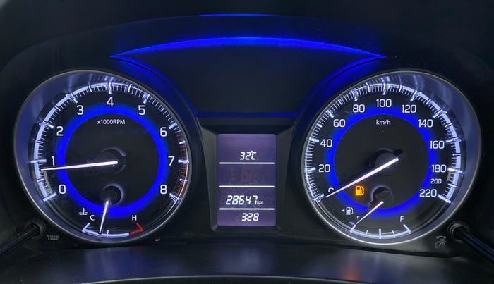 2017 Maruti Baleno DELTA PETROL 1.2, Petrol, Manual, 28,647 km, Odometer Image