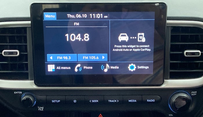 2021 Hyundai VENUE 1.5 SX CRDI MT, Diesel, Manual, 8,780 km, Infotainment System