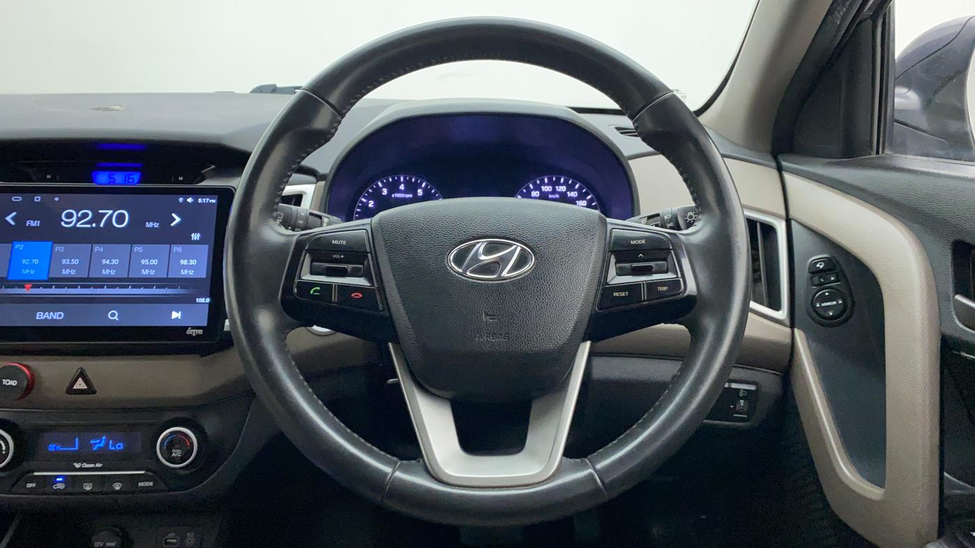 2017 Hyundai Creta 1.6 SX PLUS AUTO PETROL, Petrol, Automatic, 85,652 km, Steering Wheel Close Up
