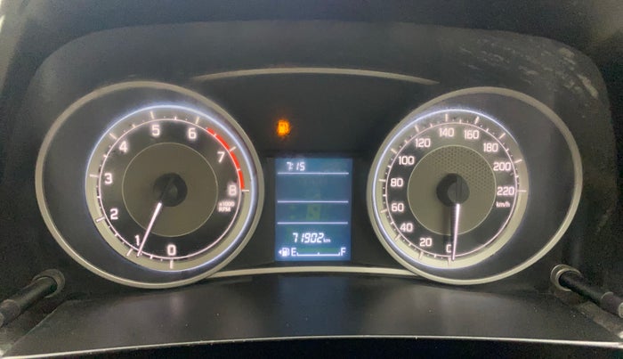 2019 Maruti Dzire VXI, Petrol, Manual, 71,902 km, Odometer Image