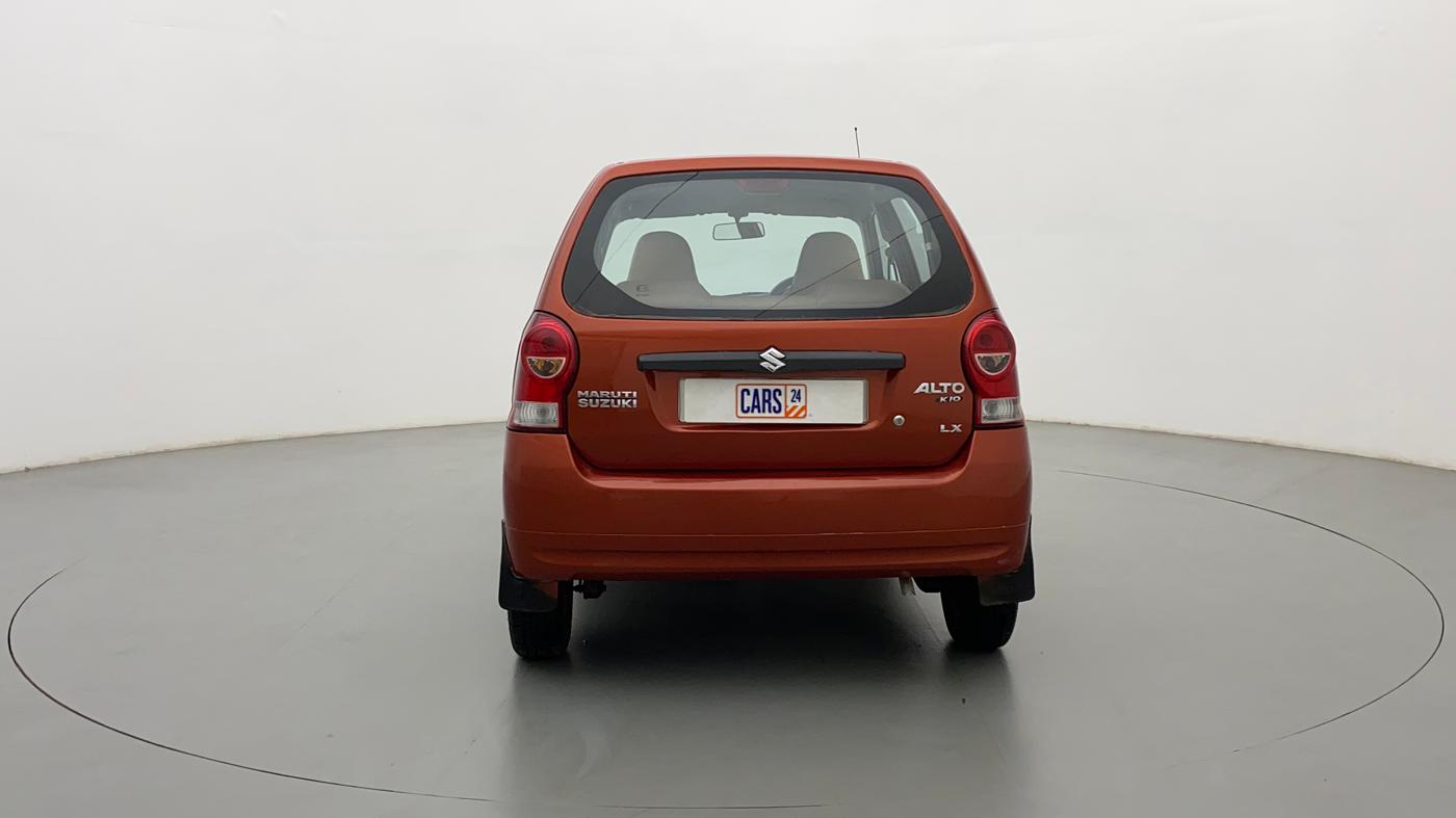 2012 Maruti Alto K10 LXI, Petrol, Manual, 38,768 km, Back/Rear