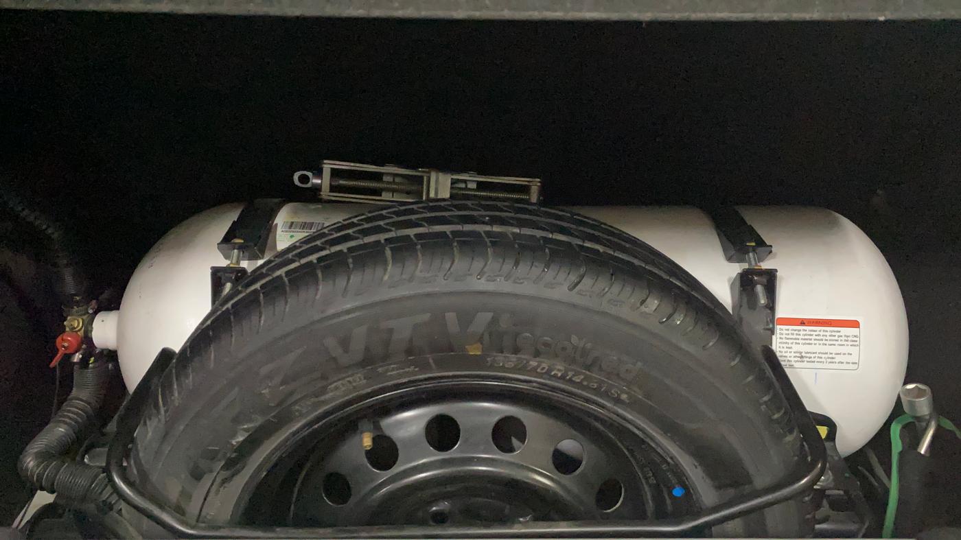 2025 Maruti New Wagon-R VXI CNG 1.0, CNG, Manual, 39,420 km, Spare Tyre