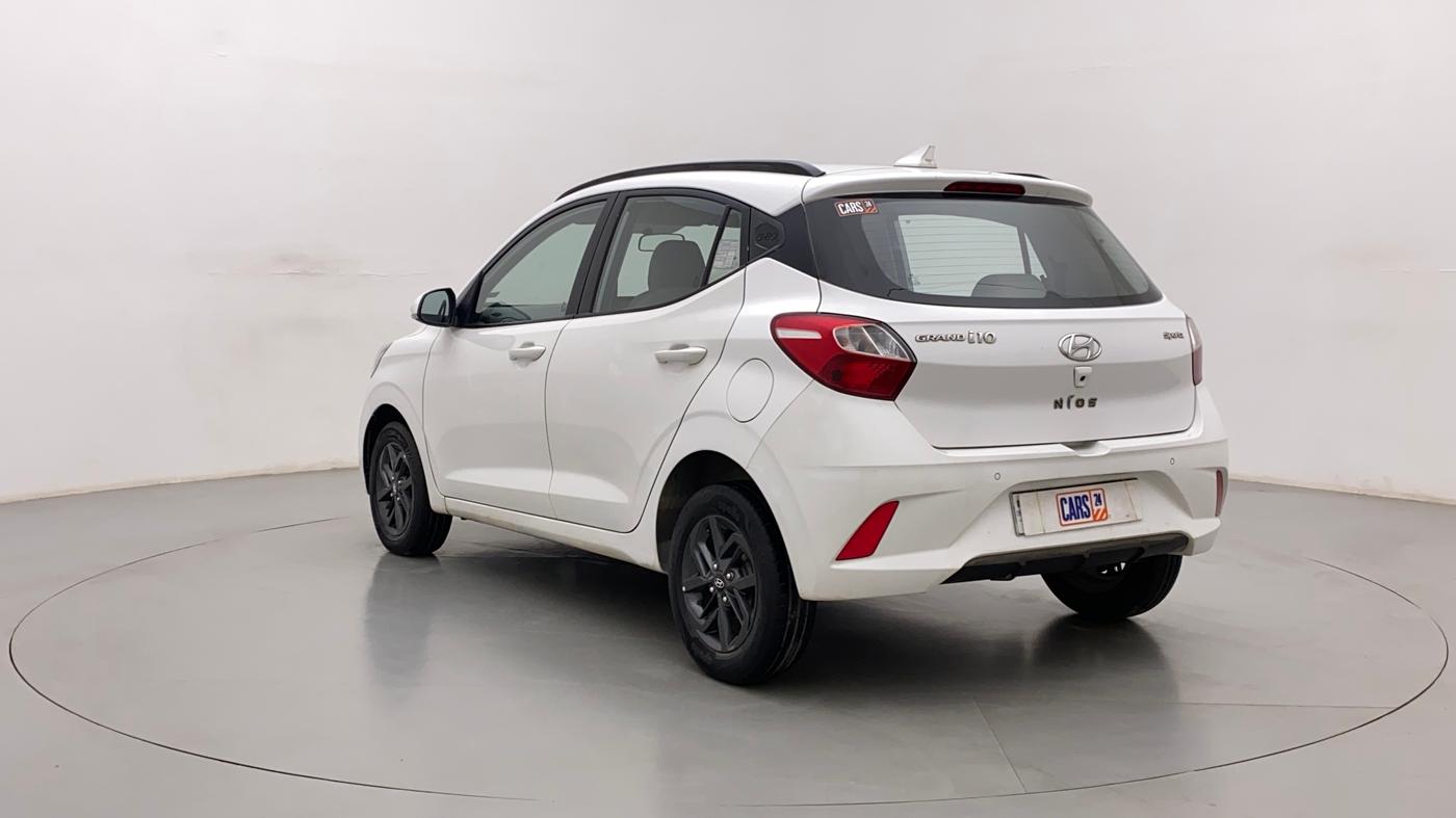 2019 Hyundai GRAND I10 NIOS SPORTZ AMT 1.2 KAPPA VTVT, Petrol, Automatic, 41,964 km, Left Back Diagonal