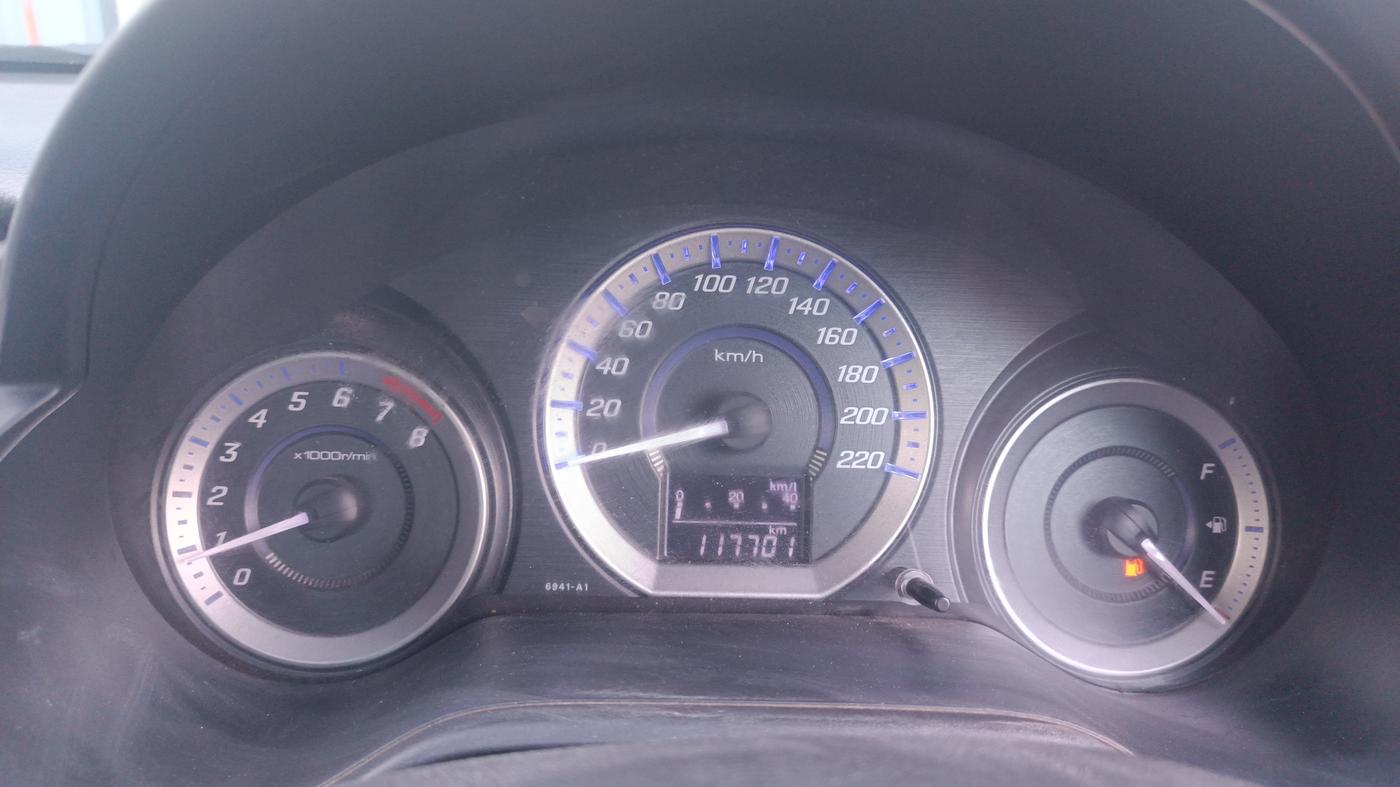 2013 Honda City 1.5L I-VTEC V MT, Petrol, Manual, 1,17,699 km, Odometer Image