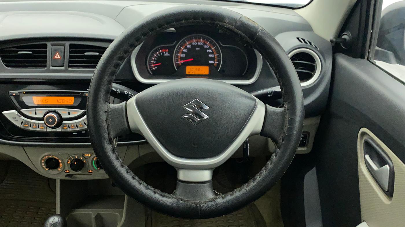2015 Maruti Alto K10 VXI, Petrol, Manual, 70,158 km, Steering Wheel Close Up