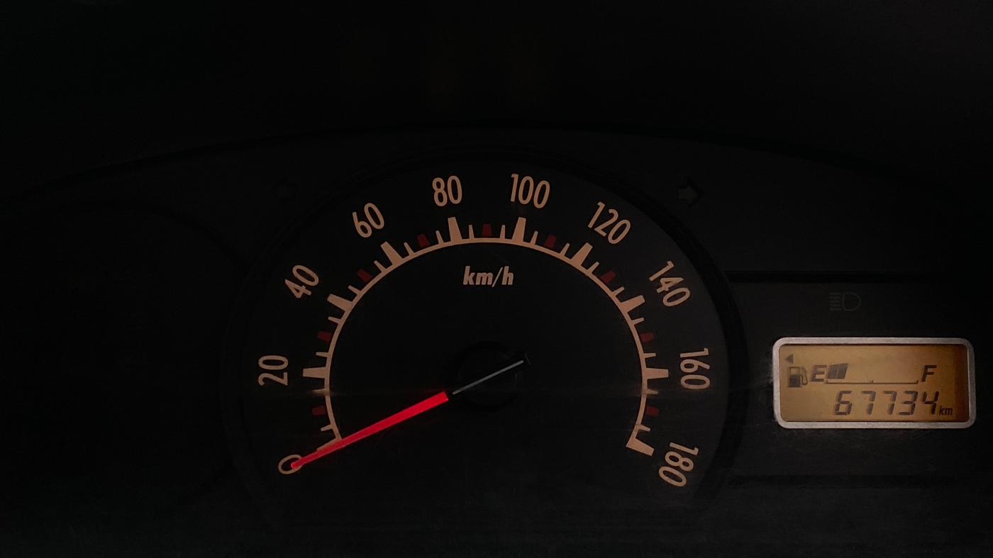 2013 Maruti Alto K10 LXI, Petrol, Manual, 67,728 km, Odometer Image