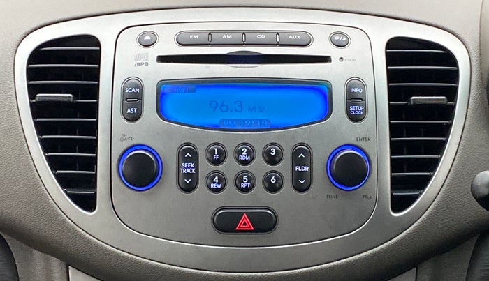 2011 Hyundai i10 SPORTZ 1.2, Petrol, Manual, 23,284 km, Infotainment System