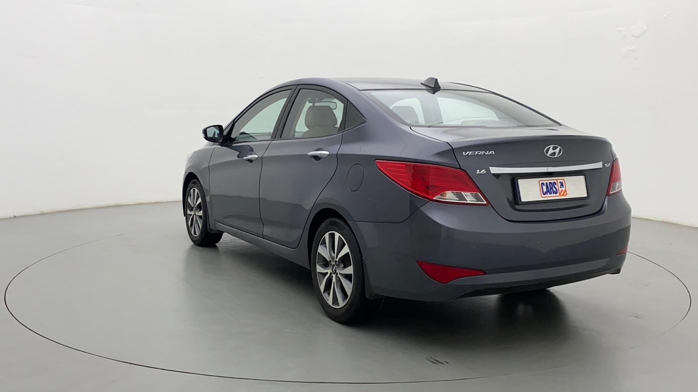 2015 Hyundai Verna FLUIDIC 4S 1.6 VTVT SX, CNG, Manual, 83,081 km, Left Back Diagonal