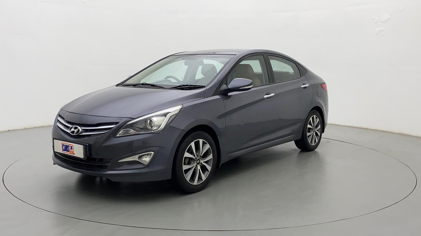 2015 Hyundai Verna FLUIDIC 4S 1.6 VTVT SX, CNG, Manual, 83,081 km, Left Front Diagonal