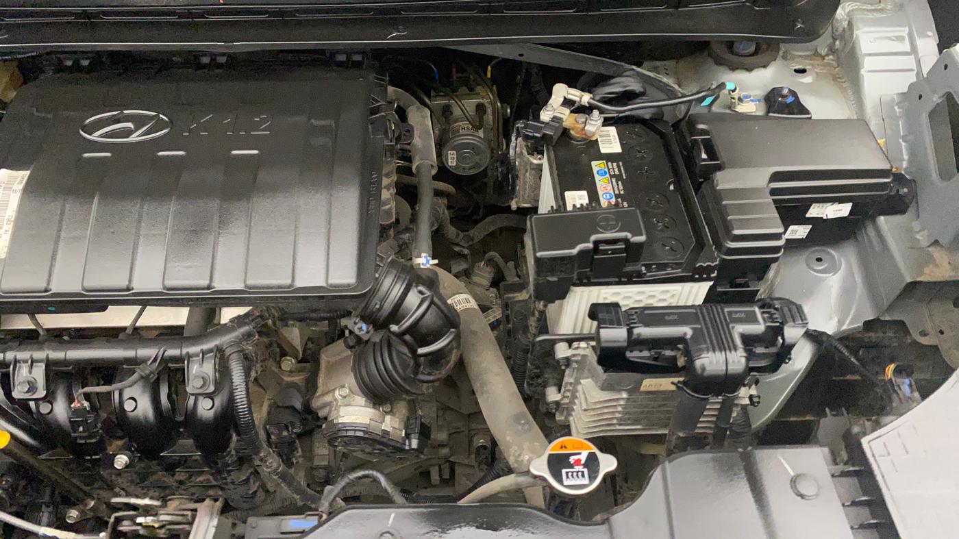 2023 Hyundai EXTER SX(O) CONNECT 1.2 AMT, Petrol, Automatic, 7,638 km, Engine View - Left