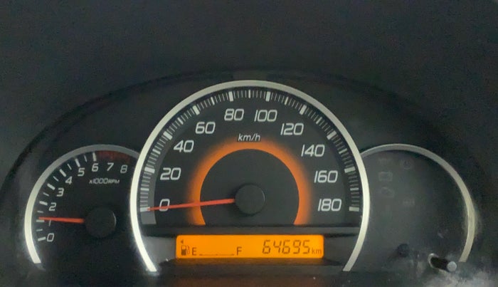2011 Maruti Wagon R 1.0 VXI, Petrol, Manual, 64,895 km, Odometer Image