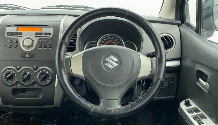2011 Maruti Wagon R 1.0 VXI, Petrol, Manual, 64,895 km, Steering Wheel Close Up