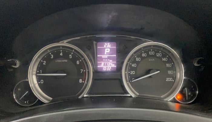 2016 Maruti Ciaz ZXI+ AT, Petrol, Automatic, 81,133 km, Odometer Image