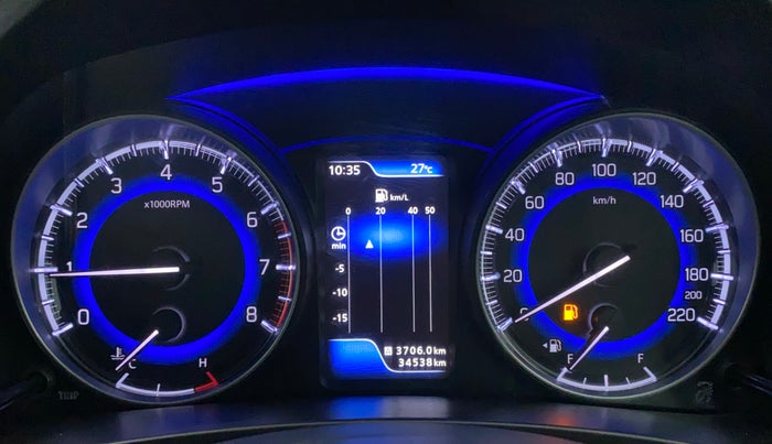 2017 Maruti Baleno ZETA PETROL 1.2, Petrol, Manual, 34,538 km, Odometer Image