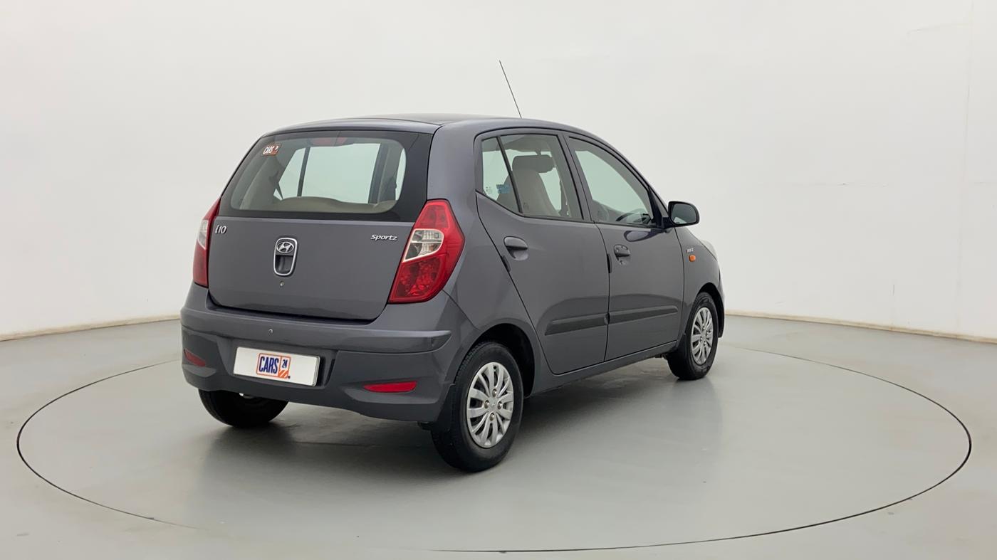 2016 Hyundai i10 SPORTZ 1.1, Petrol, Manual, 58,416 km, Right Back Diagonal