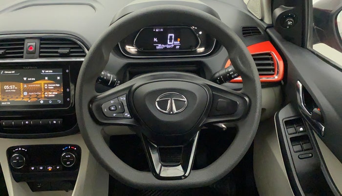 2022 Tata Tiago XZA PLUS PETROL, Petrol, Automatic, 5,579 km, Steering Wheel Close Up
