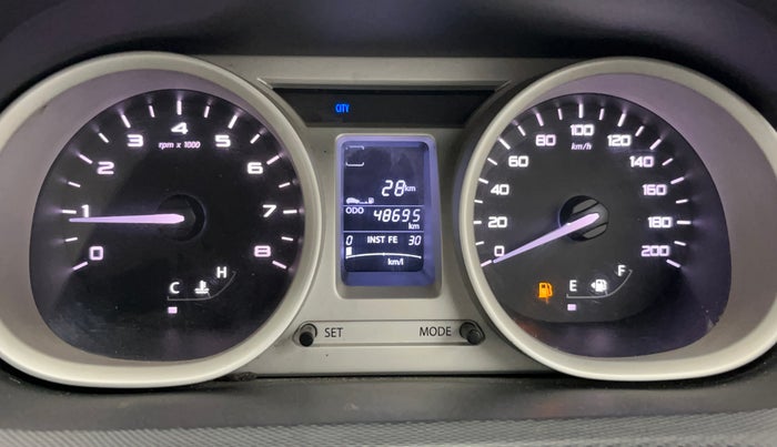 2017 Tata Tiago XZ PETROL, Petrol, Manual, 48,692 km, Odometer Image