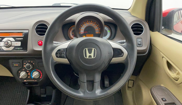 2012 Honda Brio S MT, Petrol, Manual, 74,452 km, Steering Wheel Close Up