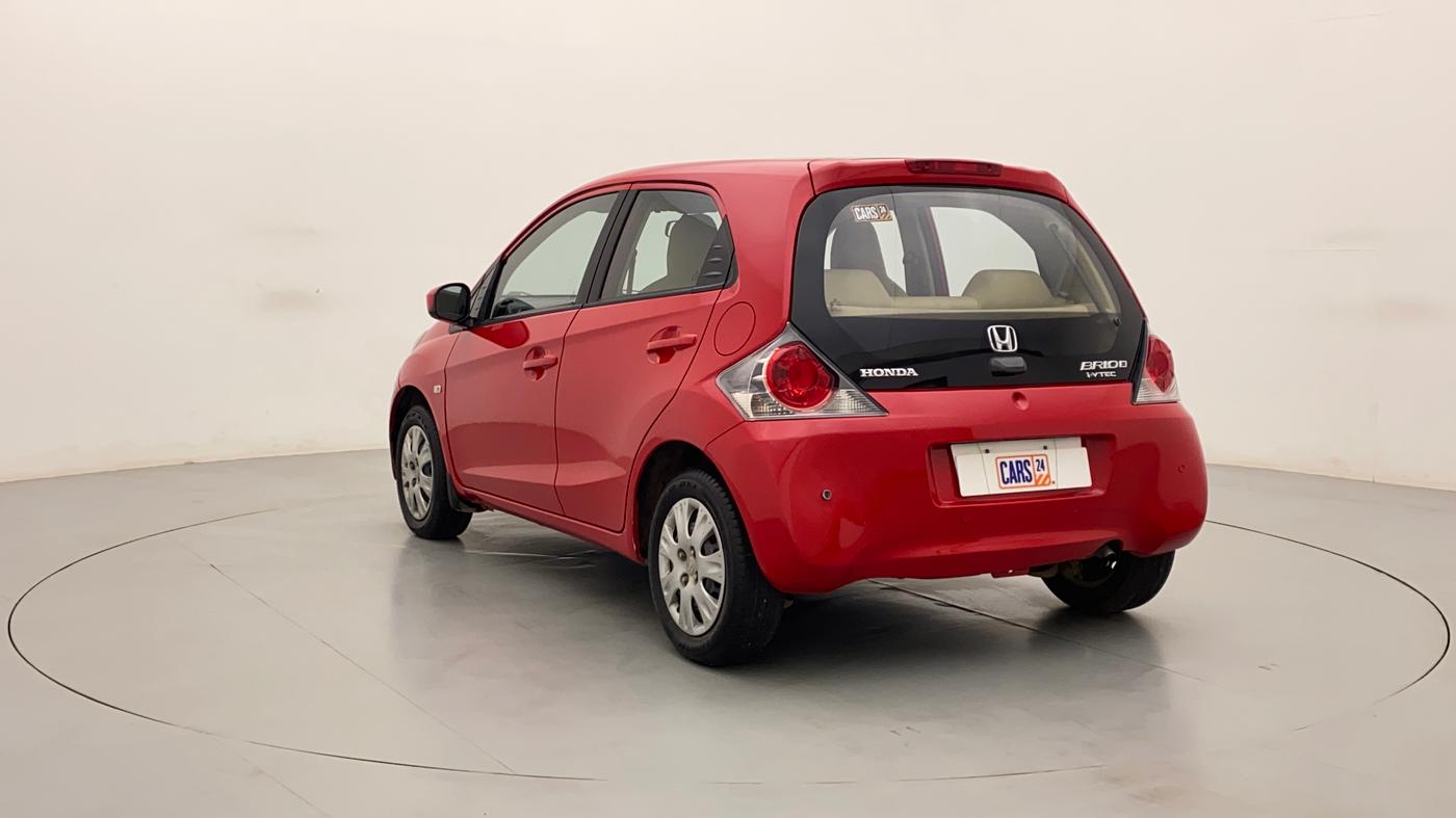 2012 Honda Brio S MT, Petrol, Manual, 74,452 km, Left Back Diagonal