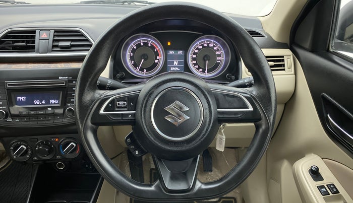 2019 Maruti Dzire VXI AMT, Petrol, Automatic, 33,434 km, Steering Wheel Close Up