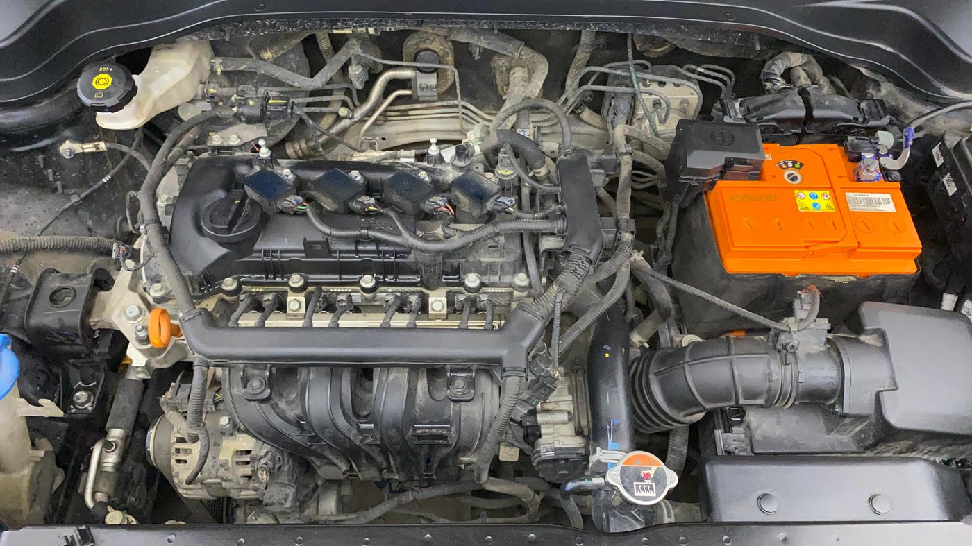 2024 KIA SONET HTK PLUS 1.2 PETROL MT, Petrol, Manual, 87,471 km, Engine View