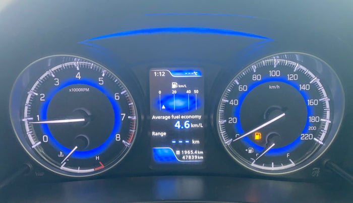 2017 Maruti Baleno RS 1.0 PETROL, Petrol, Manual, 47,838 km, Odometer Image