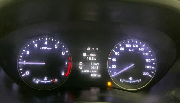 2015 Hyundai Elite i20 ASTA 1.2, Petrol, Manual, 79,552 km, Odometer Image