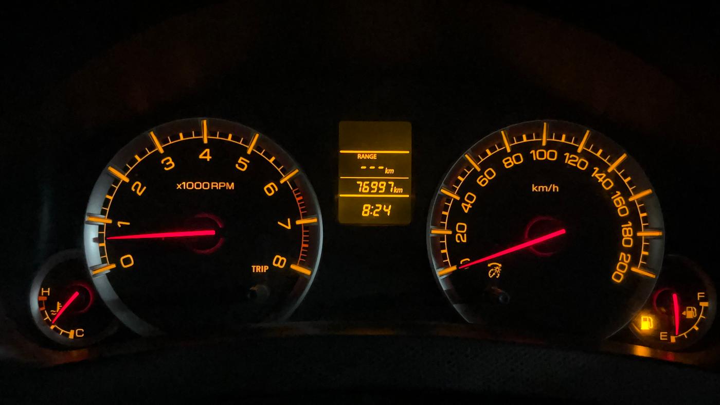 2016 Maruti Swift Dzire VXI, CNG, Manual, 75,510 km, Odometer Image