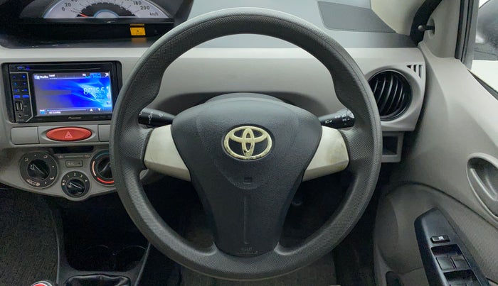 2011 Toyota Etios G SP, Petrol, Manual, 34,490 km, Steering Wheel Close Up