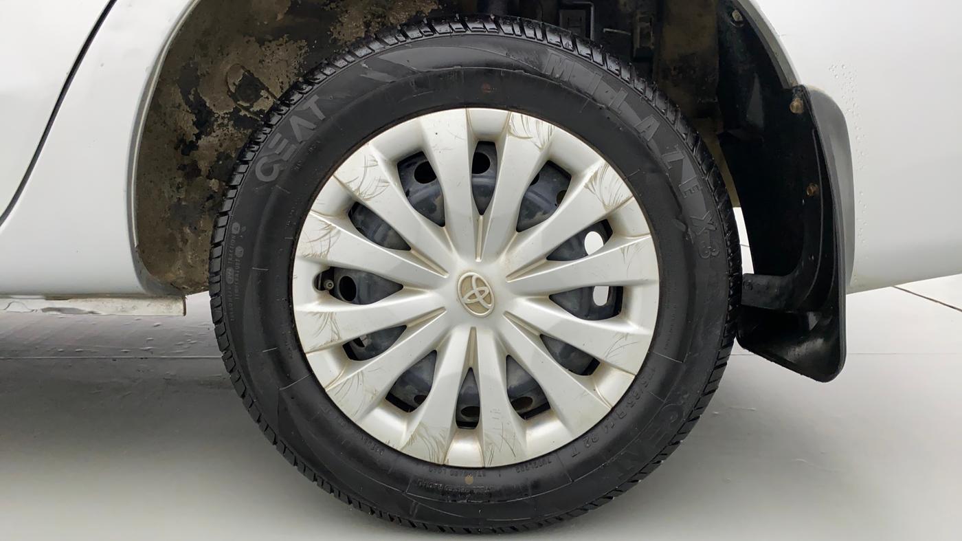 2011 Toyota Etios G SP, Petrol, Manual, 34,490 km, Left Rear Wheel
