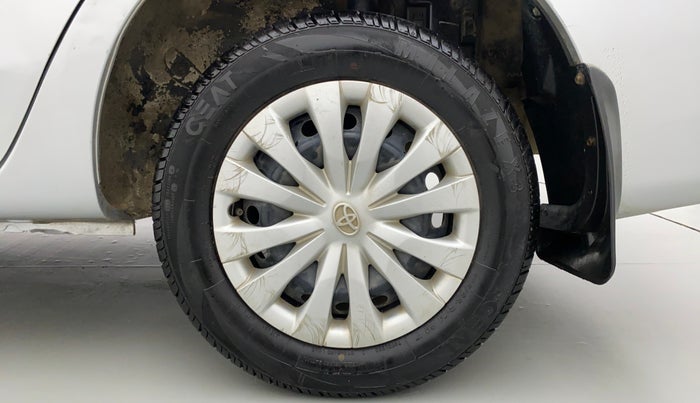 2011 Toyota Etios G SP, Petrol, Manual, 34,490 km, Left Rear Wheel