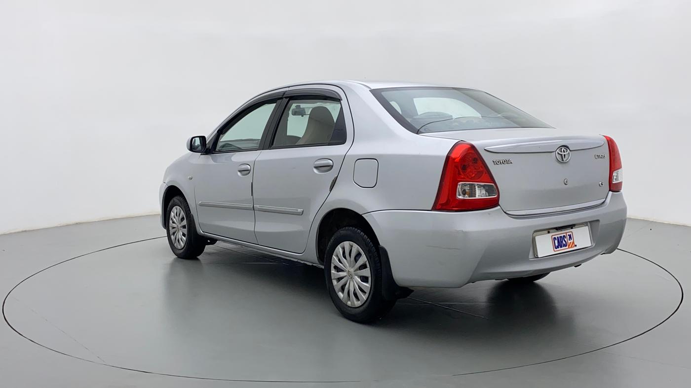 2011 Toyota Etios G SP, Petrol, Manual, 34,490 km, Left Back Diagonal