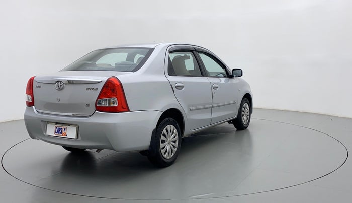 2011 Toyota Etios G SP, Petrol, Manual, 34,490 km, Right Back Diagonal