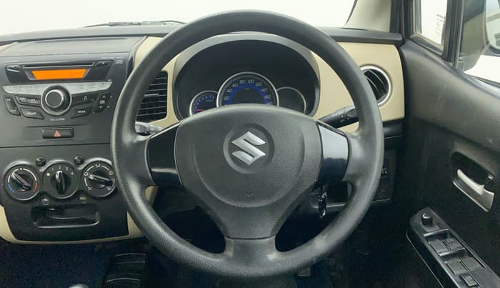 2018 Maruti Wagon R 1.0 VXI AMT, Petrol, Automatic, 55,821 km, Steering Wheel Close Up