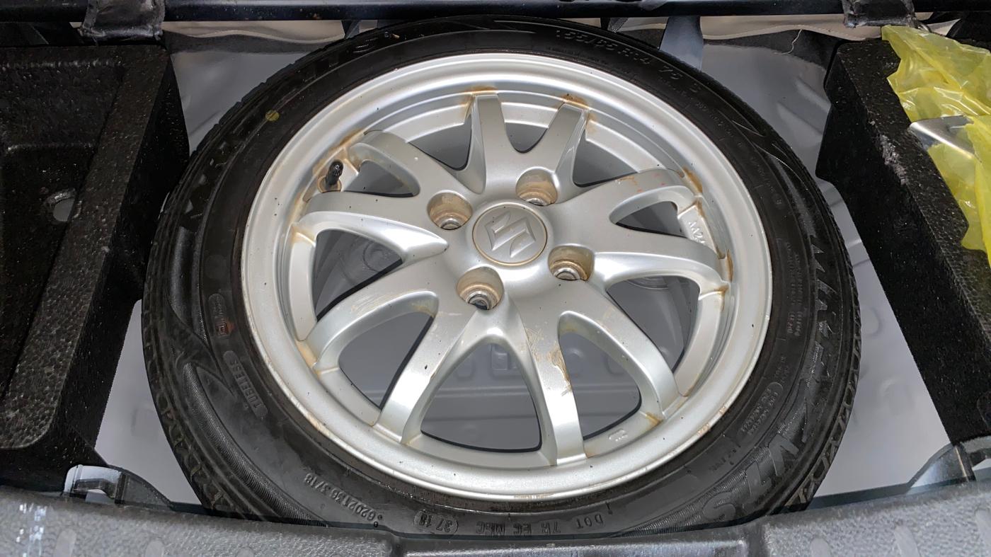 2013 Maruti Wagon R 1.0 VXI, Petrol, Manual, 57,715 km, Spare Tyre
