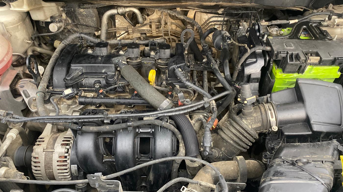 2018 Ford Ecosport TITANIUM + 1.5L PETROL AT, Petrol, Automatic, 90,816 km, Engine View