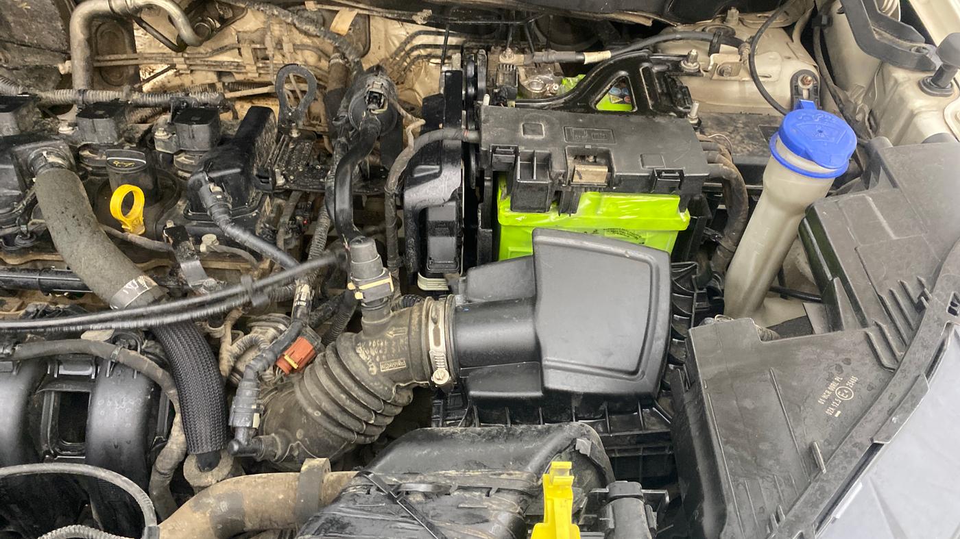 2018 Ford Ecosport TITANIUM + 1.5L PETROL AT, Petrol, Automatic, 90,816 km, Engine View - Left