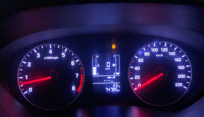 2018 Hyundai Elite i20 ASTA 1.2, Petrol, Manual, 74,775 km, Odometer Image