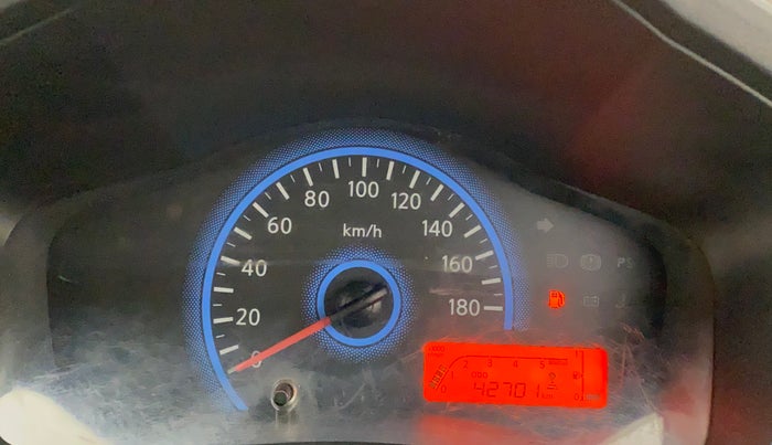 2016 Datsun Redi Go T (O), Petrol, Manual, 42,701 km, Odometer Image