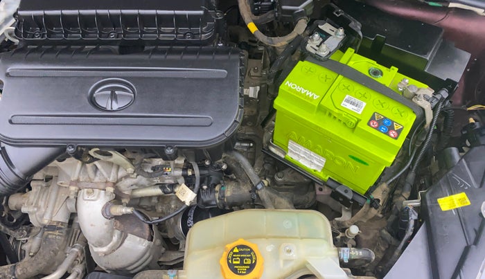 2020 Tata TIGOR XZA PLUS PETROL, Petrol, Automatic, 32,695 km, Engine View - Left